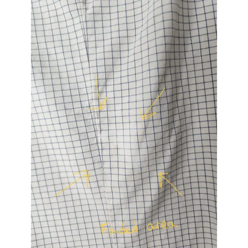 Banana Republic Men's Slim Fit M Medium Pearl Snap Checkered Western Shirt